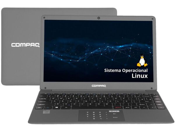 Notebook Compaq Presario CQ-27 Intel Core i3 4GB 240GB SSD 14 1” LED Linux image number null