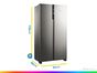 Geladeira-Refrigerador Electrolux Frost Free Side by Side Cinza 435L Efficient IS4S - 220V