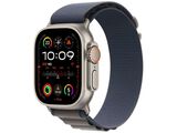 Apple Watch Ultra 2 GPS + Cellular Caixa de Titânio de 49mm Pulseira Loop Alpina Azul M (Neutro em Carbono)  - Azul - M
