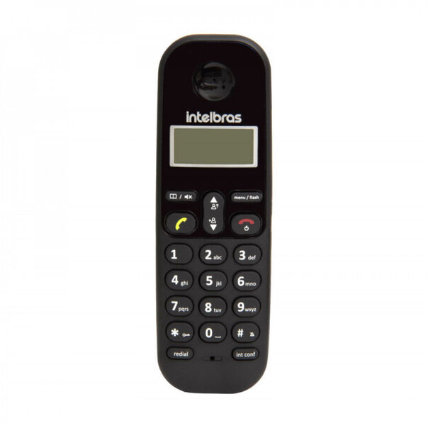 Telefone Intelbras Sem Fio Ts 3130 - Preto image number null