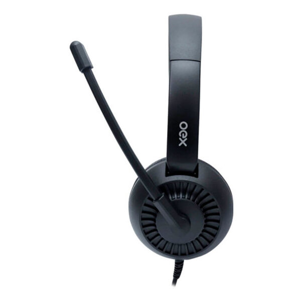 Headset com Microfone OEX HS104 USB + P3 - Preto image number null