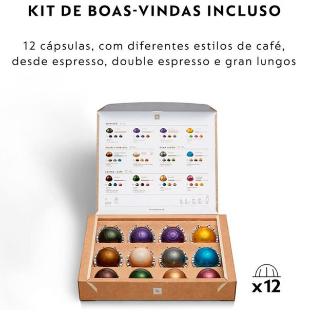 Máquina de Café Nespresso Vertuo Pop com Kit Boas-Vindas - Vermelho - 110V image number null