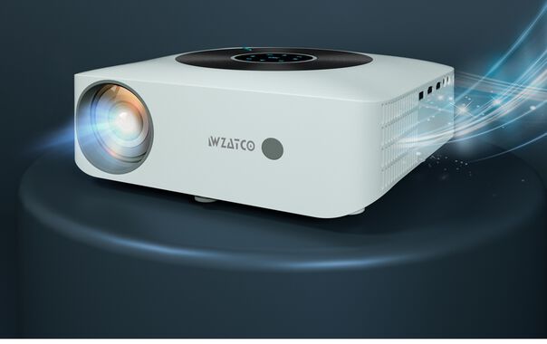 Projetor Wzatco H2 Full HD Led inteligente 7000 lumens Cor:Branco image number null