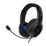 Pdp  Lvl50 Wired Stereo Gaming Headset (preto Com Fio) - Ps4 E Ps5