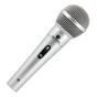 Microfone de Mão Dinâmico Harmonics MDC201 XLR Supercardióide Prata