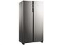 Geladeira-Refrigerador Electrolux Frost Free Side by Side Cinza 435L Efficient IS4S - 220V
