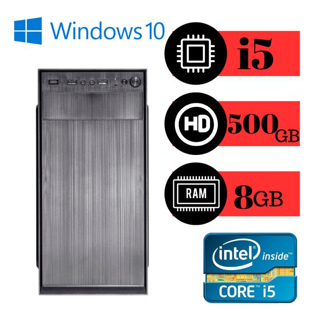 Computador Desktop i5 3.4 GHZ HD 500GB 8GB RAM Windows10 image number null