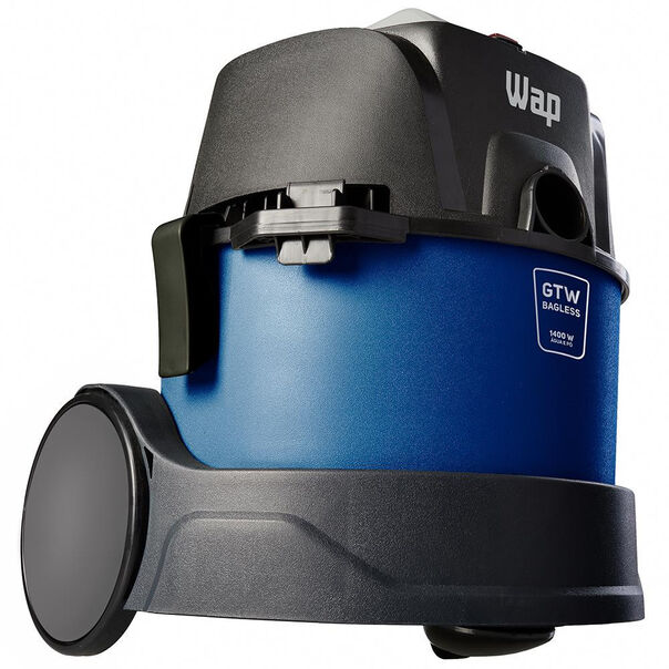 Aspirador de Água e Pó Wap GTW Bagless 1.400W Compacto 6 Litros com Soprador Preto e Azul - 110V image number null
