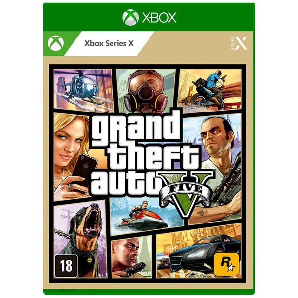 Jogo GTA V Xbox Series X Vivencie o Jogo em Mundo Aberto Aclamado Pela Crítica da Rockstar Games. Grand Theft Auto V. image number null