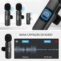 Sistema Microfone Lapela Duplo Wireless Otto K9 Ios Lightning 360° Smartphone Apple