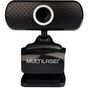 Webcam Multilaser 480p USB Com Microfone Integrado e Sensor CMOS WC051