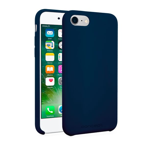 Case Premium Para Iphone 7 Azul Multilaser - AC312 AC312 image number null