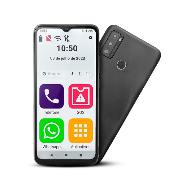 Kit Smartphone Obasmart Conecta Max 2 64gb e Seniorwatch 4g - Ob054k image number null