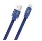Cabo Micro USB Elg Cnv510be Canvas Azul