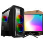 PC Gamer Completo Ark Monitor 19” + Intel Core i7 2600 16GB RX 550 4GB GDDR5 SSD 240GB Windows 10 Pro Fonte 750w