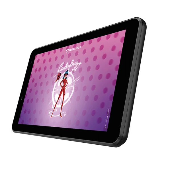 Tablet Positivo Twist Tab Lady Bug + com 2 capas de proteção 2GB 64GB bateria 3100mAh 7” - Preto image number null