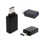 Mini Adaptador OTG Fêmea USB para Tipo-C USBC Macho