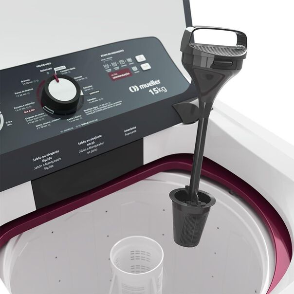 Máquina De Lavar Mueller 15kg Com Ultracentrifugação E Ciclo Rápido Mla15 220v - Branco image number null