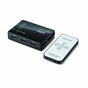 Switch HDMI Multilaser 5 Portas Alta Definição de 1080p + Controle Remoto Preto - WI346 WI346