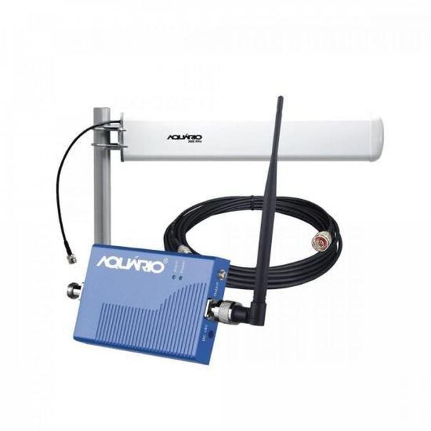Kit Repetidor e Amplificador de Sinal para Celular 2600MHZ RP-2660 Branco Aquario. image number null