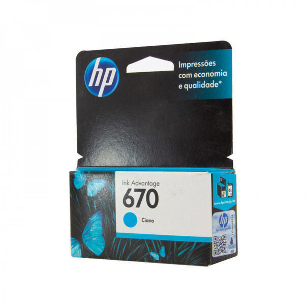 Cartucho Hp Cz114ab 670 - Ciano image number null