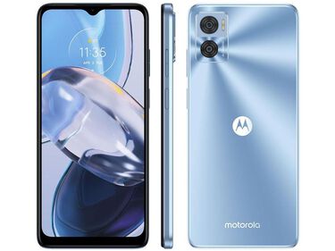 Smartphone Motorola Moto E22 128GB Azul 4G 4GB RAM 6 5” Câm. Dupla + Selfie 5MP Dual Chip  - 128GB - Azul image number null