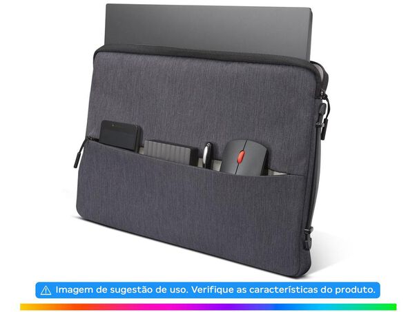 Capa para Notebook 15.6” Lenovo Urban Sleeve Impermeável Cinza image number null