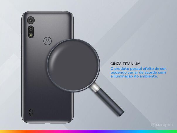 Smartphone Motorola Moto E6S 32GB Cinza Titanium - 4G Octa-Core 2GB RAM 6 1” Câm. Dupla + Selfie 5MP  - 32GB - Cinza titanium image number null