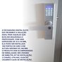 Fechadura Digital de Embutir com Biometria Esf-De2000b - Prata
