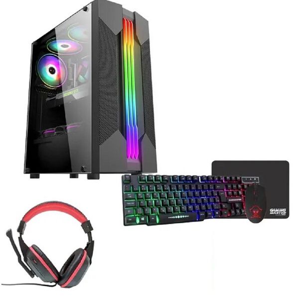 Computador Gamer Tob Core I5 Ssd 240gb 8gb Vga Gt730 4gb Windows 10 Pro Trial + Teclado/mouse + Mouse Pad + Headset image number null