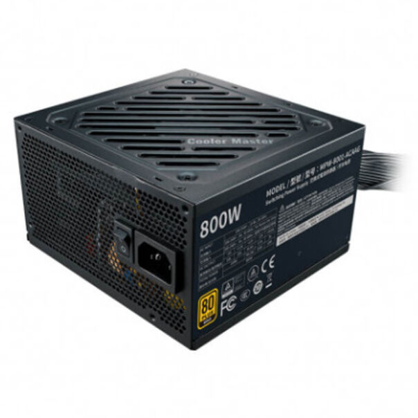 Fonte 800 Wats Reais Atx Cooler Master 80 Plus Gold Mpw-8001-acaag-wo image number null