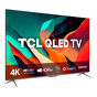 Smart TV QLED 55 4K TCL C635 Google TV. 120 Hz-DLG. Dolby Vision e Atmos. Onkyo. Comando de Voz à Distância. Google Assistant - Chumbo com Preto