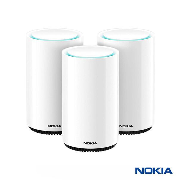 Roteador Wi-Fi Mesh Nokia Beacon 3 com 3 unidades image number null