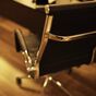 Cadeira De Escritório Stripes Presidente Charles Eames Eiffel Preta