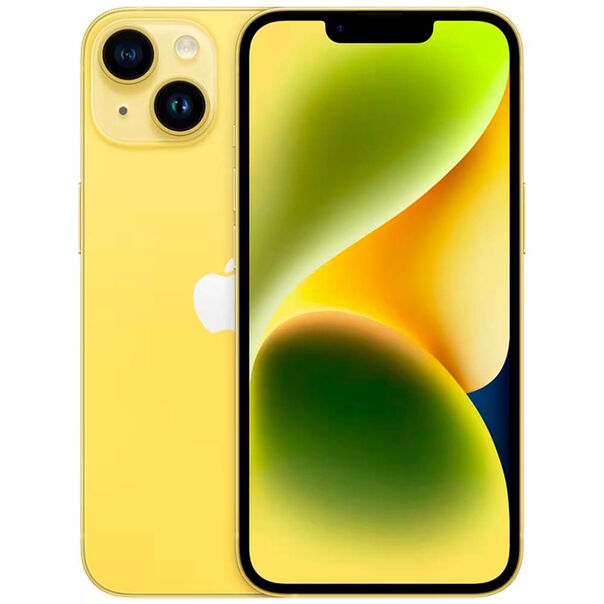 iPhone 14 Wifi 512GB com Sistema Operacional iOS 16 e Processador A15 Apple - Amarelo - Bivolt image number null