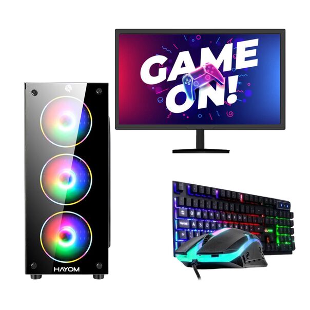 PC Gamer Completo Intel Core i5 HD 500GB 8GB Ram Monitor 19" com Kit Gamer image number null