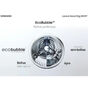 Lava e Seca Samsung WD11T 3 em 1 Ecobubble e Lavagem Inteligente WD11T504DBX 11Kg - Inox Look - 220V