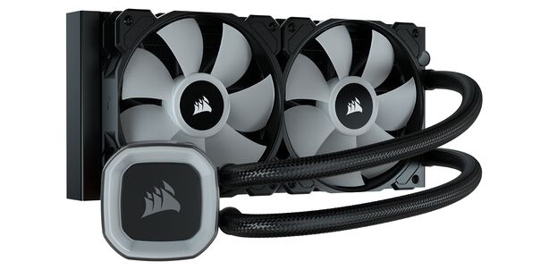 Water Cooler Corsair H100  240mm (2x120mm)  Rgb  Preto -  Cw-9060053-ww image number null