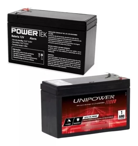 Bateria Uniforce 12v 7ah Selada Para Nobreak Alarmes Cerca Elétrica image number null