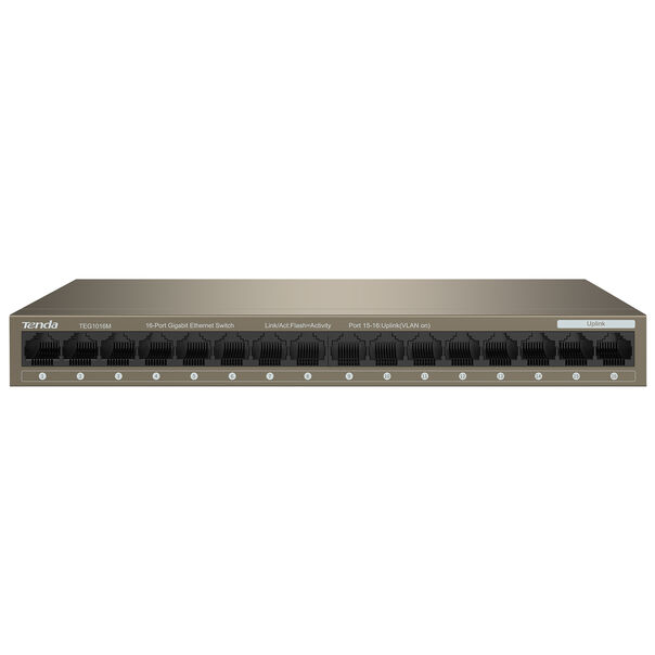 Switch Gigabit Ethernet 16 Portas TEG1016M TENDA image number null
