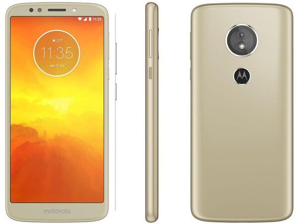 Smartphone Motorola Moto E5 16GB Ouro 4G Quad Core 2GB Tela 5.7” Câm 13MP + Selfie 5MP Dual Chip - 16GB - Dourado image number null