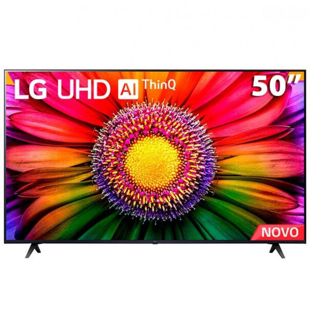 Smart TV 50 LG 4K UHD ThinQ AI 50UR8750PSA HDR. Bluetooth. Alexa. Google Assistente. Airplay 2. 3 HDMIs - Preto image number null