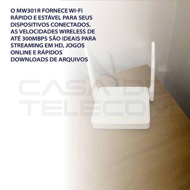 Roteador Wireless Mercusys N 300mbps Ipv6 Mw301r image number null