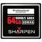 Cartão Compact Flash 64Gb Sharpen 90Mb-s UDMA6 600x