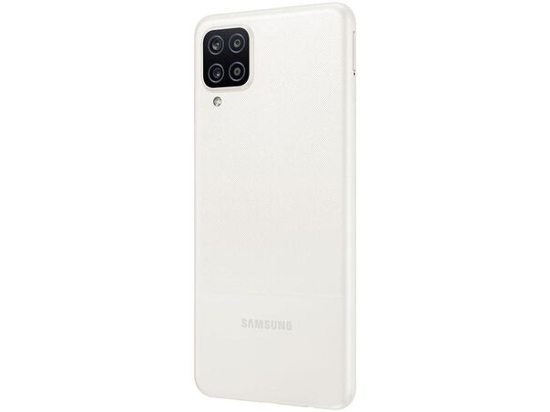 Smartphone Samsung Galaxy A12 64GB Branco 4G Octa-Core 4GB RAM 6 5” Câm. Quádrupla + Selfie 8MP  - 64GB - Branco image number null