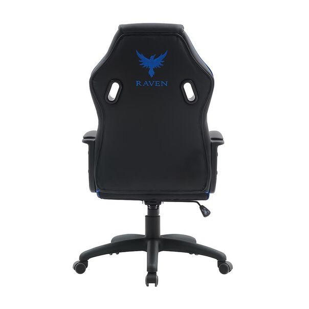 Cadeira Gamer Raven First S Classe 3 Couro Sintético Blue image number null