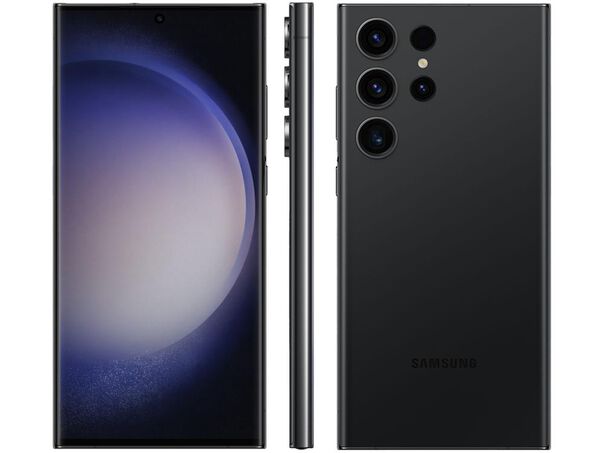 Smartphone Samsung Galaxy S23 Ultra 256GB Preto 5G 12GB RAM 6 8” Câm. Quádrupla + Selfie 12MP  - 256GB - Preto image number null