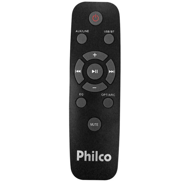 Soundbar Philco PSB03 com 2.1 canais. Bluetooth e Subwoofer sem Fio - 320W - Preto - Bivolt image number null