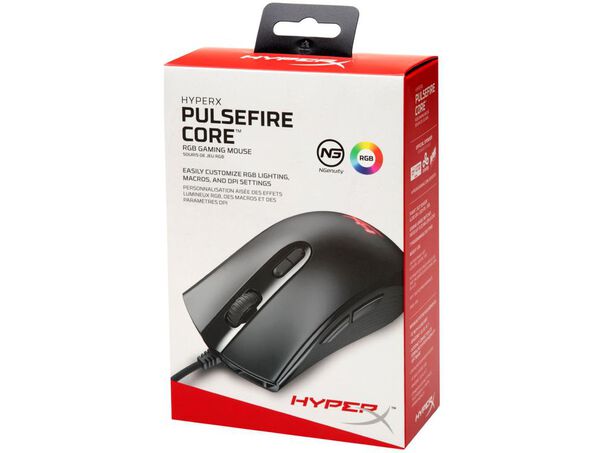 Mouse Gamer HyperX Óptico 6200DPI 7 Botões Pulsefire Core image number null
