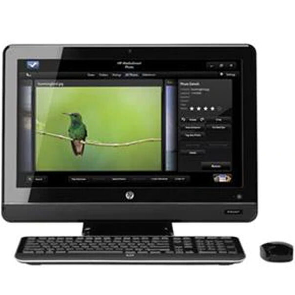 Computador HP All in One 200-5110BR c- Intel Pentium E5400. 2GB. 640GB. Gravador de DVD. Webcam. LED 21.5 - Preto image number null